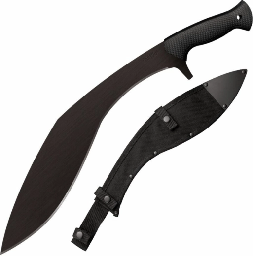 Machette Cold Steel Royal Kukri 36 cm, noire, polypropylène, étui Cor-Ex