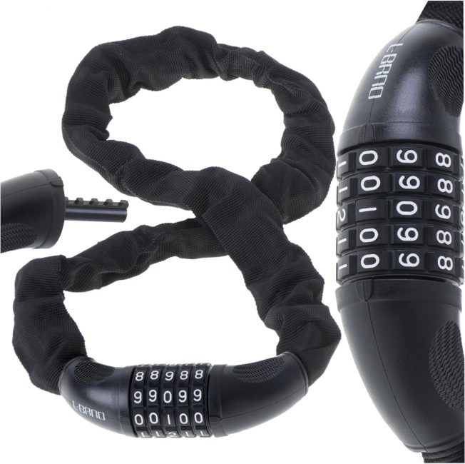 Serrure de sécurité pour vélo LEBRNO avec combinaison