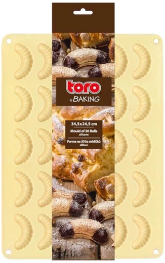 Moule en silicone pour croissants à la vanille TORO, 30 pcs