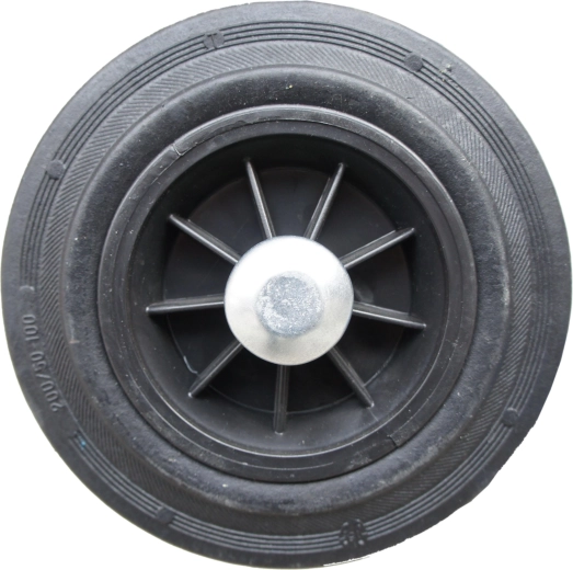 Roue pleine en caoutchouc pour diable 200 mm