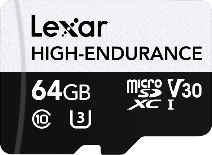 Carte mémoire Lexar High-Endurance microSDXC 64 Go