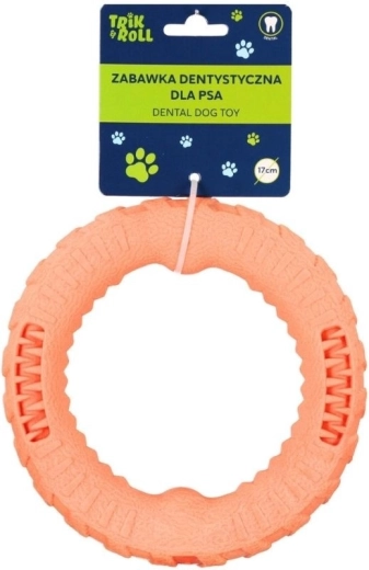 Jouet dentaire orange pour chien