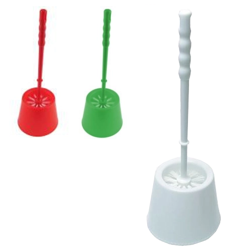 Brosse WC ronde Sanel en plastique résistant