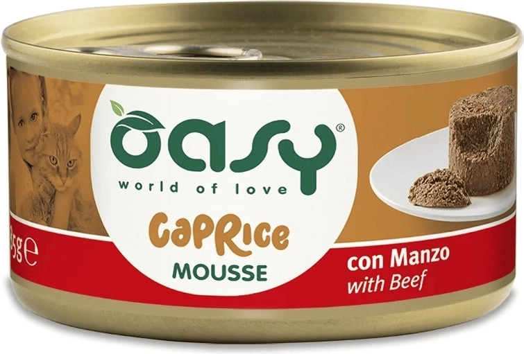 Oasy Caprice mousse au bœuf pour chats 85 g