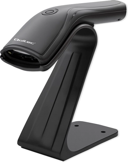 Lecteur de codes-barres laser Qoltec 1D avec support USB