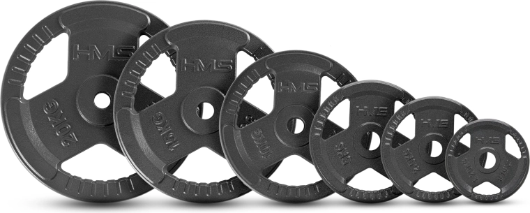Disque en fonte HMS Hammertone avec poignées 1,25 kg