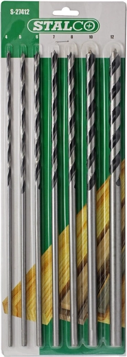 Jeu de forets à bois 300 mm STALCO, 7 pièces
