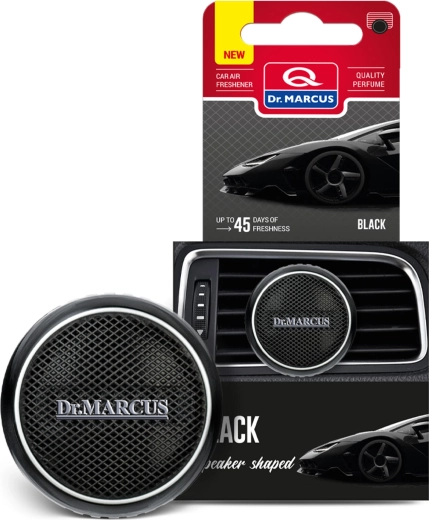 Désodorisant pour voiture Dr. Marcus en forme de haut-parleur Black