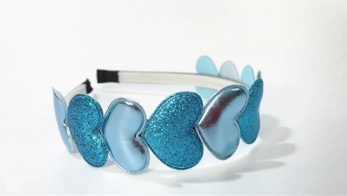 Bandeau Cœur - bleu