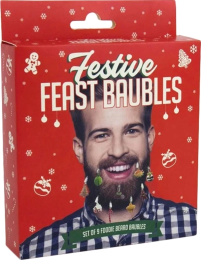 Gift Republic décorations de Noël pour barbe – lot de 9 pièces