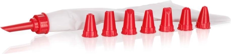 Décorateur CULINARIA 8 douilles, rouge