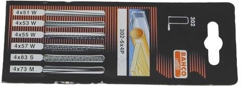 Jeu de lames pour scies à chantourner 130 mm BAHCO