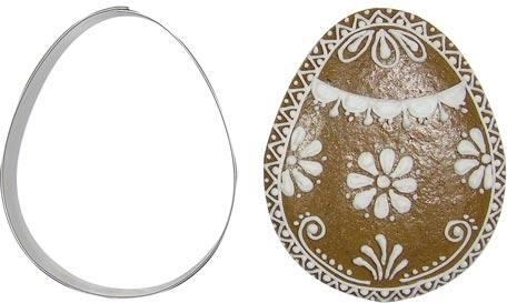 Emporte-pièce en inox – œuf 9 cm