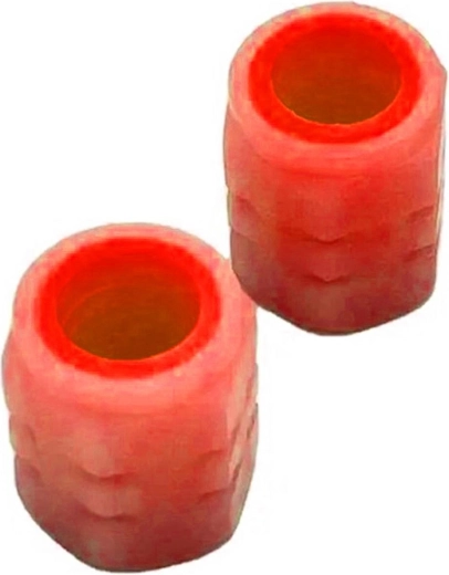 Bouchons de valve rouges lumineux 2 pcs