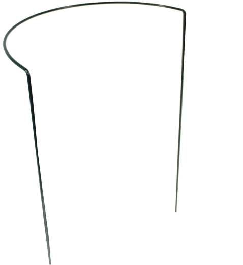 Tuteur pour plantes avec collier 35 × 39 cm, vert