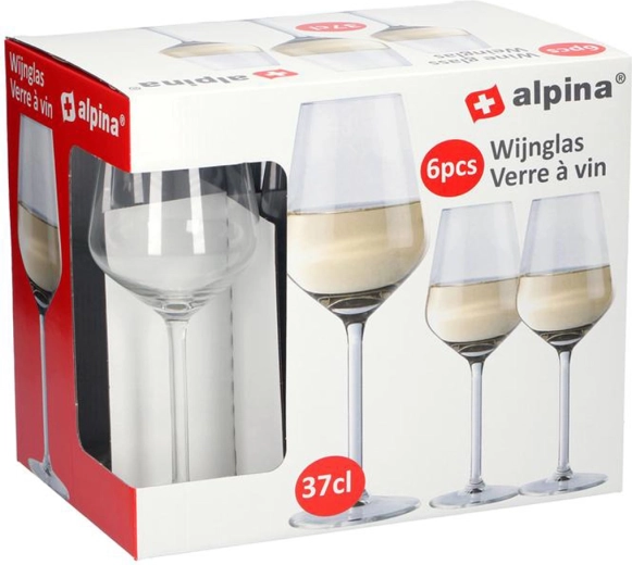 Verres à vin blanc Alpina 370 ml (6 pièces)