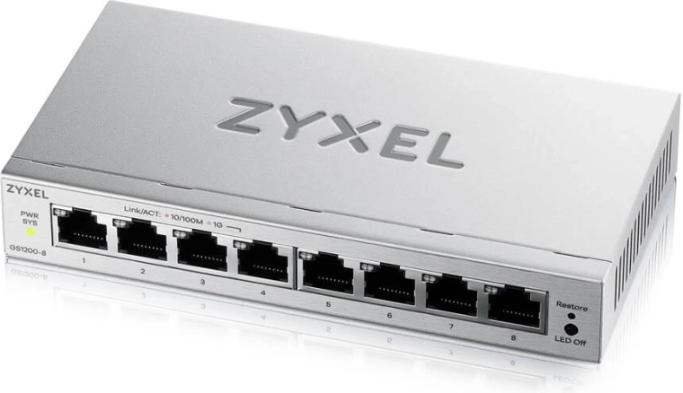 Commutateur réseau gigabit 8 ports ZYXEL GS1200-8 v3