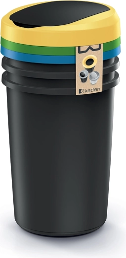 Poubelle de tri Compacta R Flap set 3×40 l