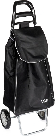 Chariot de courses avec sac 30 l – noir