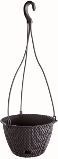 Pot de fleurs suspendu Splofy Round W 23 cm anthracite