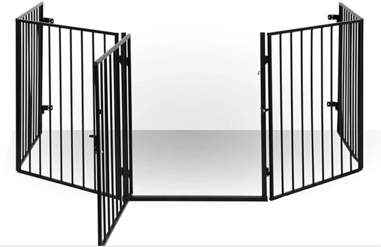 Barrière de sécurité pour cheminée 76 × 300 cm en acier