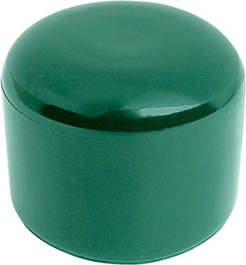 Capuchon plastique pour poteau de clôture rond 60 mm, vert