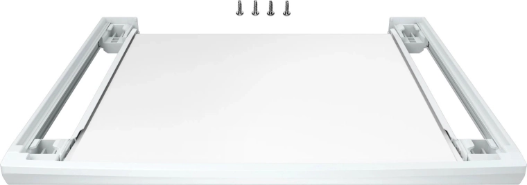 Kit de superposition pour lave-linge et sèche-linge avec tablette coulissante WTZ27500