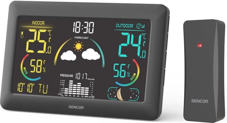 Station météorologique Sencor SWS 4900 avec capteur sans fil