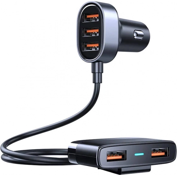 Chargeur de voiture Joyroom 5 ports USB noir