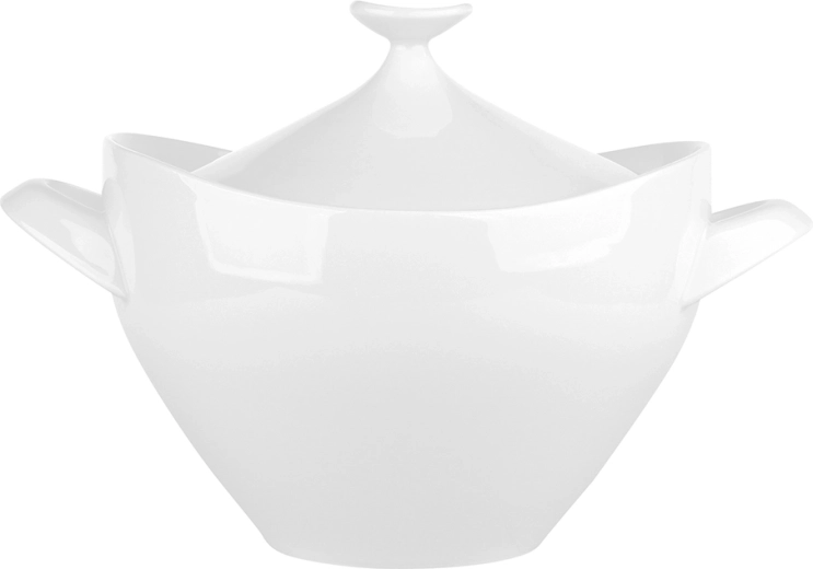 MariaPaula Moderna soupière blanche avec couvercle 2,5 l