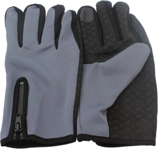 Gants de sport à commande tactile Gris