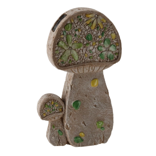 Décoration de jardin champignons avec éclairage LED