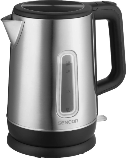 Bouilloire électrique Sencor en acier inoxydable 1,7 l