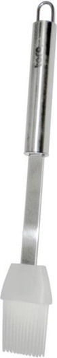 Pinceau de cuisine en silicone avec manche en inox 26,5 × 3,5 cm