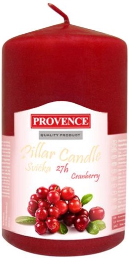 Bougie pilier parfumée à la canneberge 6 × 11,1 cm