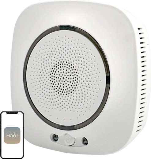 Détecteur de gaz Wi‑Fi Moes WSS-S-GL