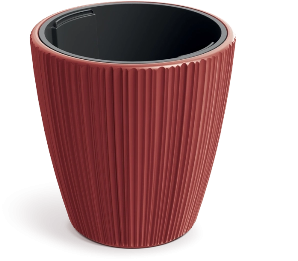 Pot de fleurs ORO 39 cm rouge rétro