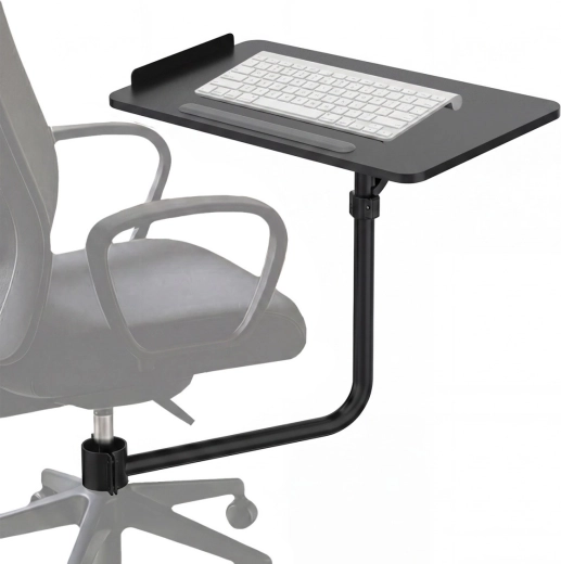 Maclean support de clavier pour chaise de bureau