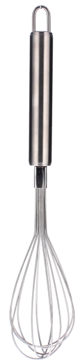 Fouet de cuisine moyen en acier inoxydable