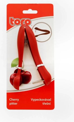 Dénoyauteur de cerises, noir, 12,5 × 2,5 cm