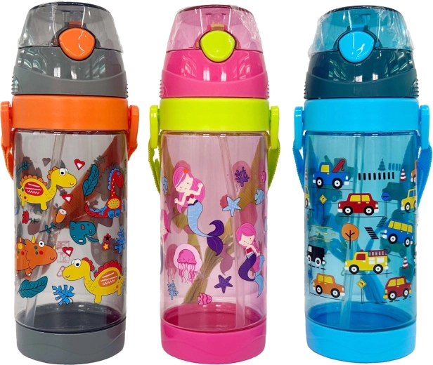 Bouteille d’eau pour enfants 550 ml en plastique - 1 pièce