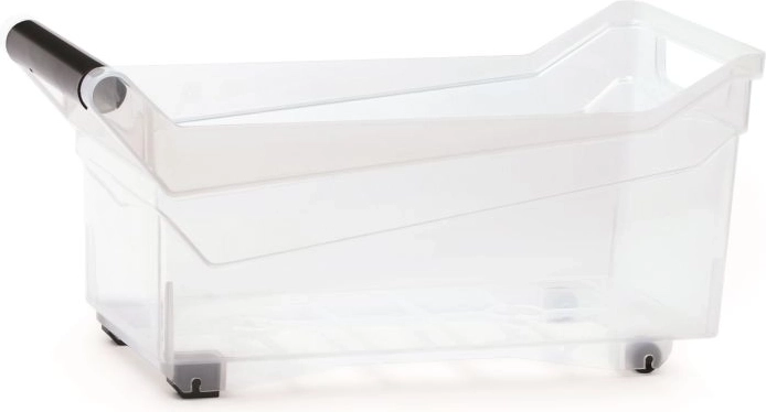 Boîte de rangement en plastique avec roulettes 10 l NUK, transparente