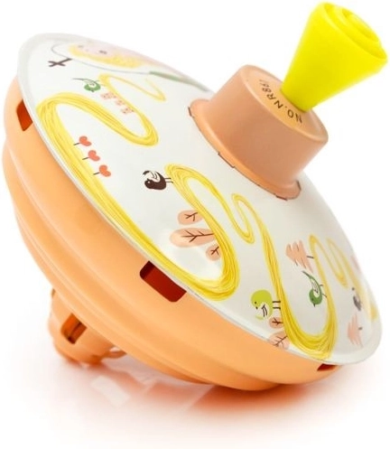 Toupie féerique orange 13 cm - 1 pièce