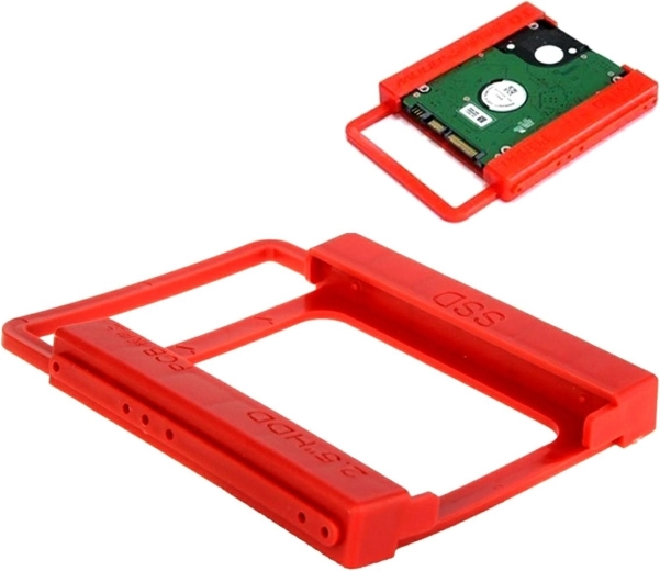 Adaptateur pour le montage de disques HDD et SSD 2,5" en 3,5"