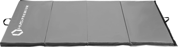 Tapis d’entraînement pliable HMS PREMIUM MGS01, gris