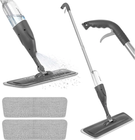 Ruhhy balai spray 300 ml avec 3 housses en microfibre