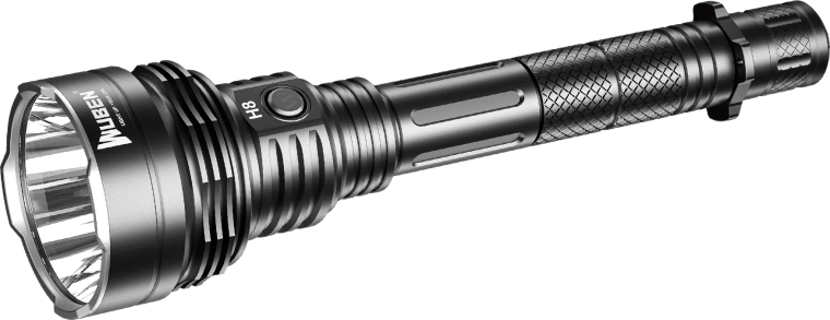 Wuben H8 Deluxe Kit lampe tactique 1800 lm, ensemble noir