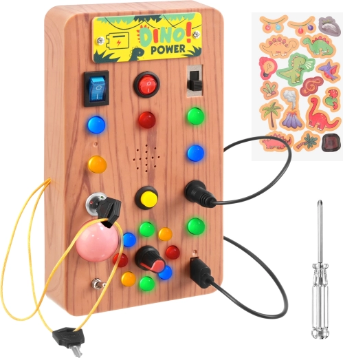 Panneau de manipulation Kruzzel avec interrupteurs LED
