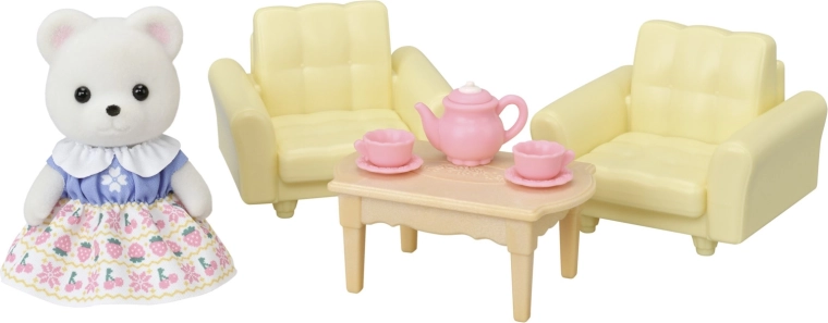 Salon familial des ours polaires SYLVANIAN FAMILIES