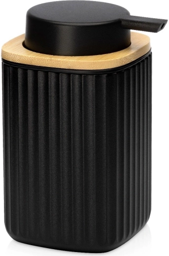 Distributeur de savon liquide Vilde noir 300 ml